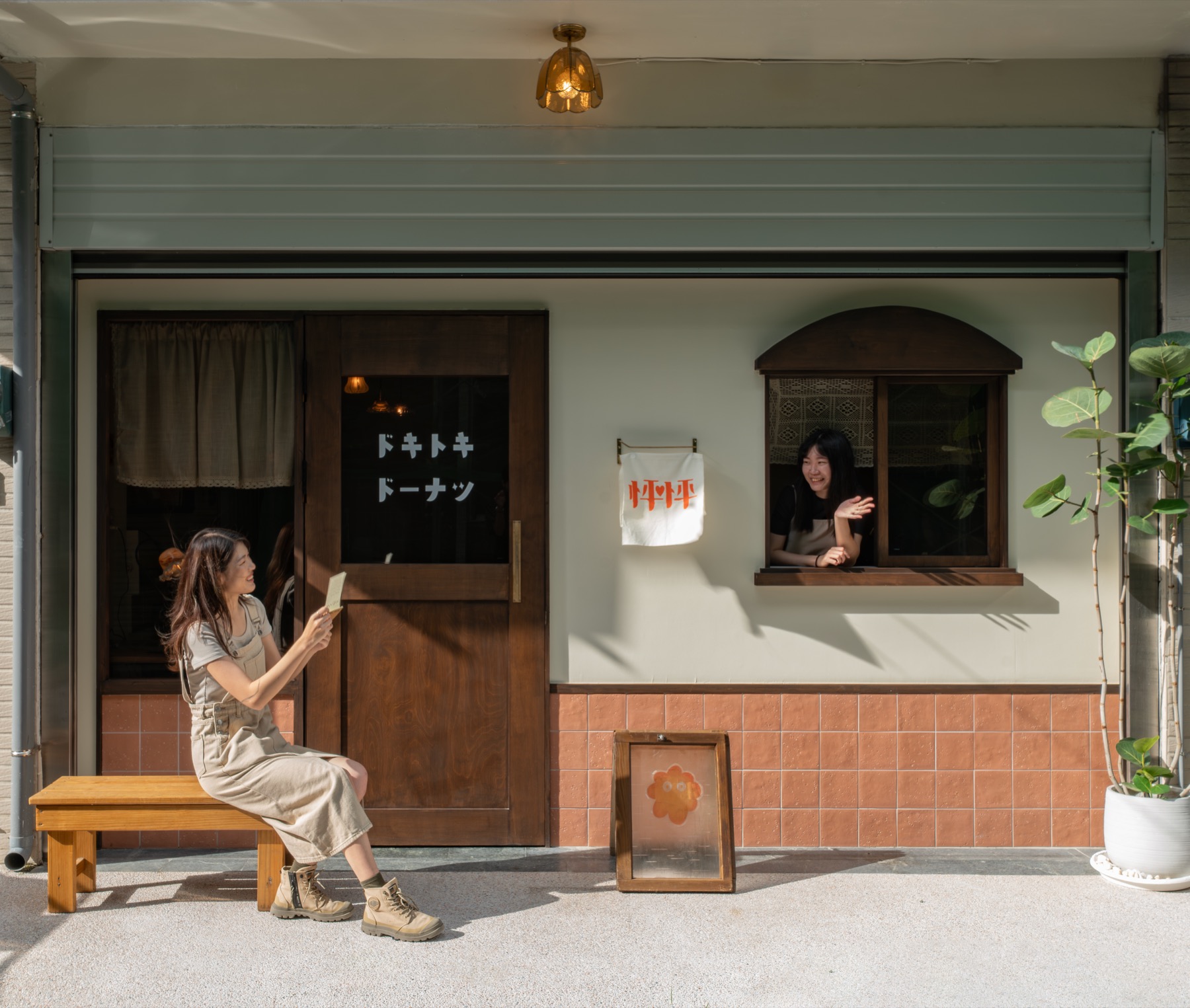 台南甜甜圈店：怦怦甜甜圈 空間細節